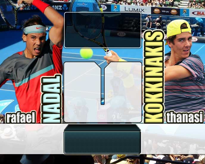 Nadal vs Kokkinakis en Australian Open 2014
